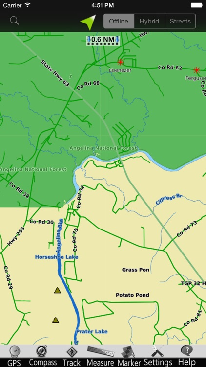 Sam Rayburn Reservoir and Angelina National Forest GPS Nautical charts screenshot-3