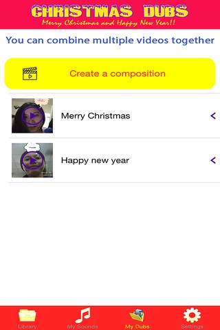 Christmas Dubs - Dub video maker with your favorite sound for Xmas and Happy New Year screenshot 4