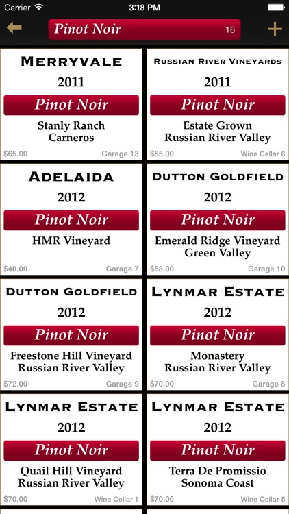Bottles - Wine Cellar Manager