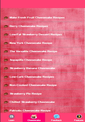 Strawberry Cheesecake Recipes screenshot 2