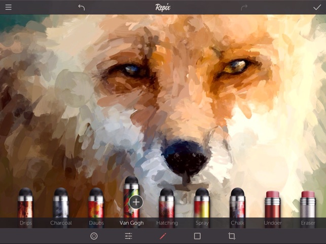 Repix - Inspirierender Photo-Editor Screenshot