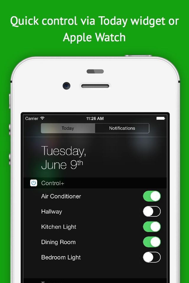Control+ Quickly control your Belkin WeMo devices for Apple Watch screenshot 2
