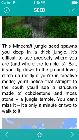 Game screenshot Seeds for Minecraft - Ultimate Guide with Seed Descriptions and Codes! hack