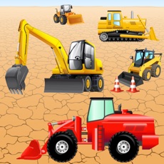 Activities of Digger Puzzles for Toddlers and Kids : play with construction vehicles !