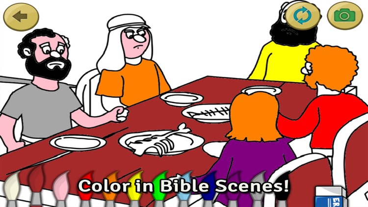 Bible Heroes: Joseph and his Multicolor Coat - Bible Story, Coloring, Singing, and Puzzles for Children screenshot-3