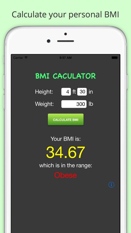 BMI Calculator - Body Mass Index Calculation