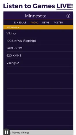 Game screenshot Minnesota Football Radio & Live Scores mod apk