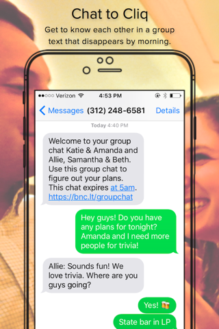 Cliq - Meet a New Group of Friends, with Yours screenshot 3