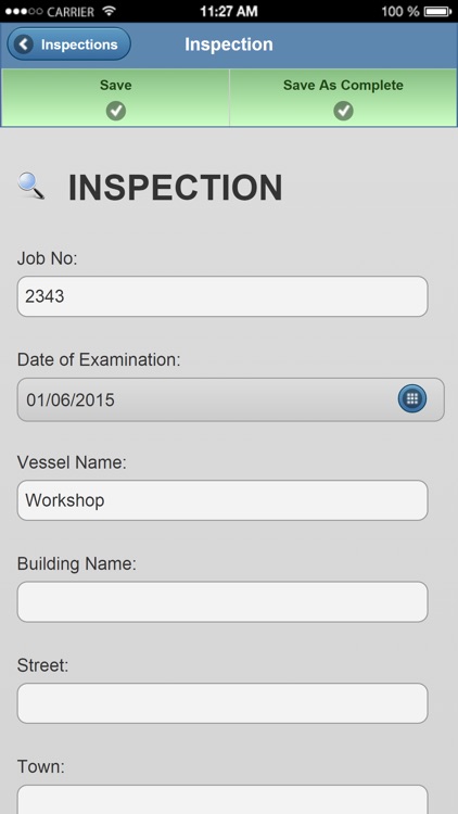 Tees Valley Lifting Inspection System