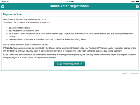 CT Voter Registrationのおすすめ画像1