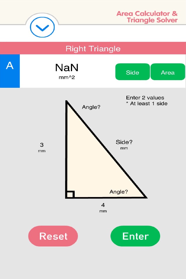 Area Calculator & Triangle Solver - Quadrilateral, Circle, Ellipse, Rectangle screenshot 2