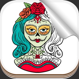 Day of the Dead Coloring Book