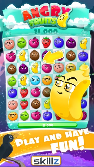 Angry Fruits 1 VS 1 Puzzle : Real Money Gaming(圖3)-速報App