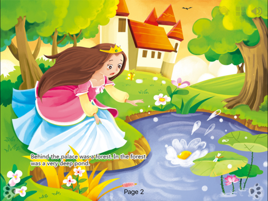 The Frog Prince - bedtime fairy tale Interactive Book-iBigToy screenshot