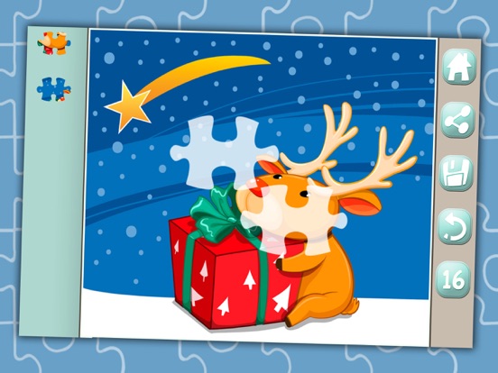 Christmas Magic Slide Puzzle & Jigsaw Game 2016 screenshot 3