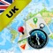 Download the complete map of UK and Ireland for offline use with NO INTERNET CONNECTION or NO CELL NETWORK