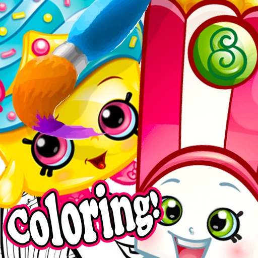 Sweetcandy color for shopkins free to play kids iOS App