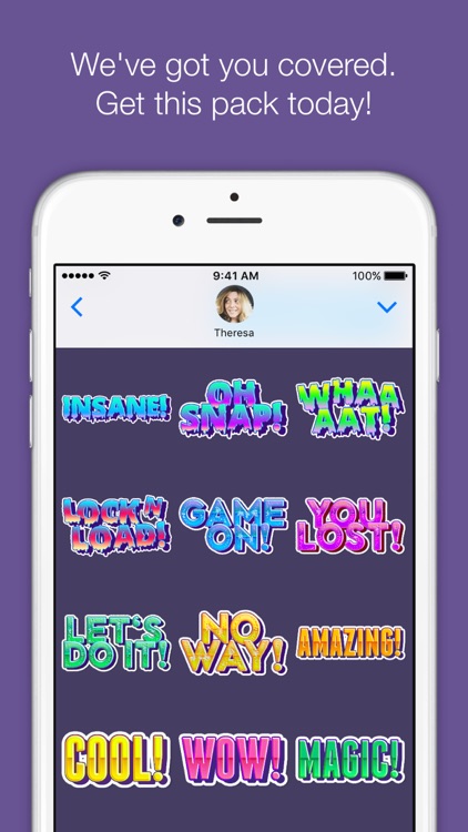 Rad Stickers - Colorful stickers for iMessage