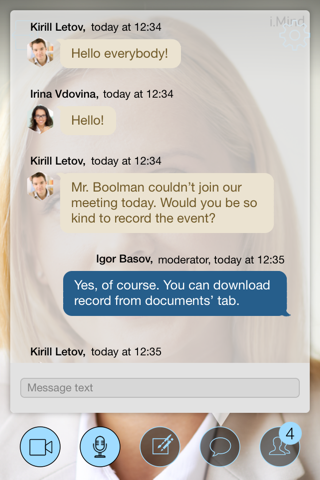 Mind Meeting – HD video conferencing and webinars screenshot 2