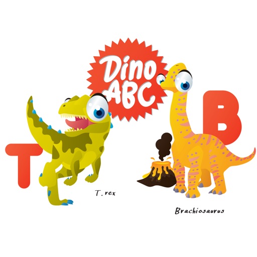 ABC Dinosaur Big Eye Collection Stickers Mania icon