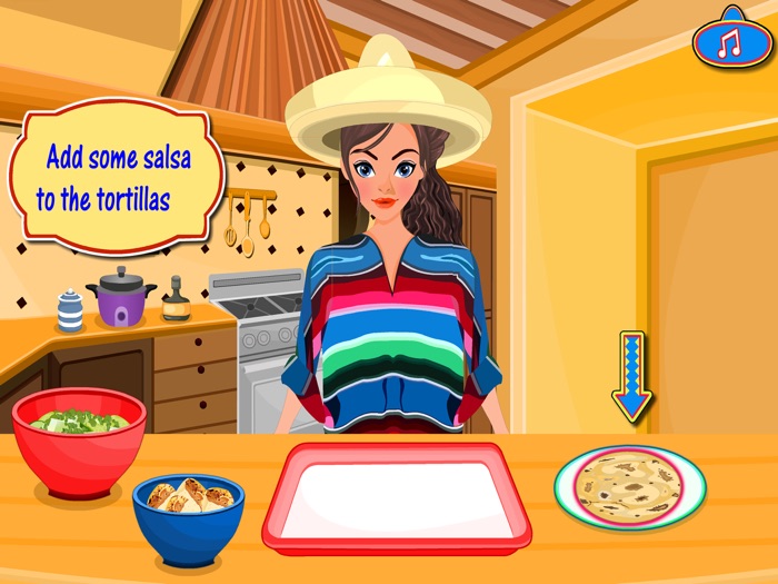 墨西哥鱼肉卷 - 模拟做饭游戏