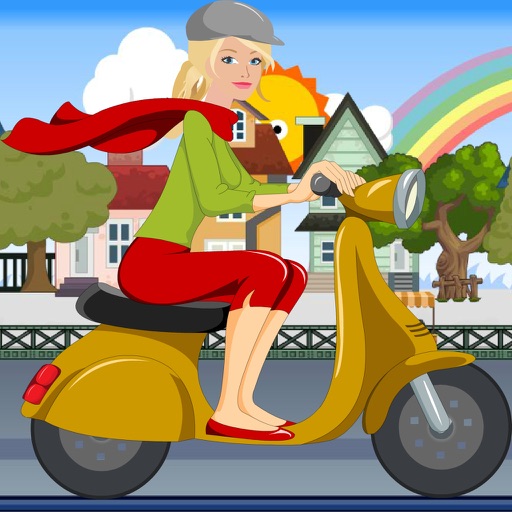 Scooter Bike Ride Icon