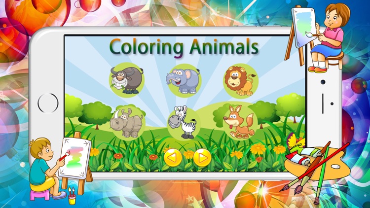 Education Coloring Books (Animals) games for kids