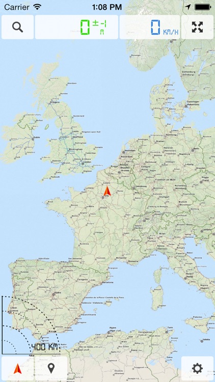 Western Europe, European Union (EU) - Offline Map & GPS Navigator screenshot-0