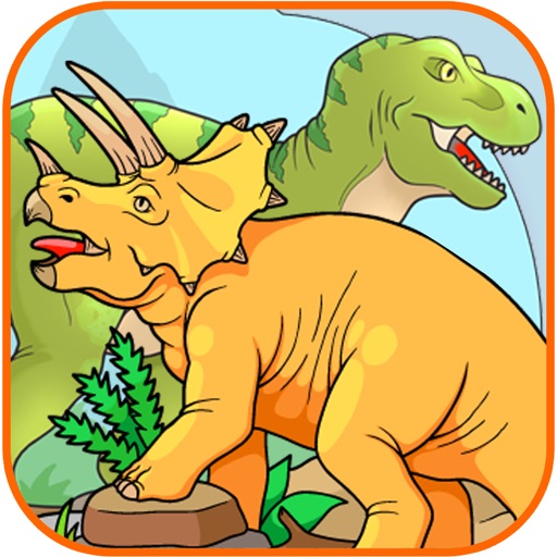 Dinosaur Coloring Book For Kids Games icon