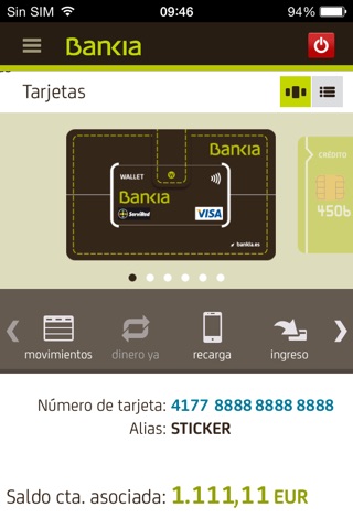 Bankia Wallet screenshot 2