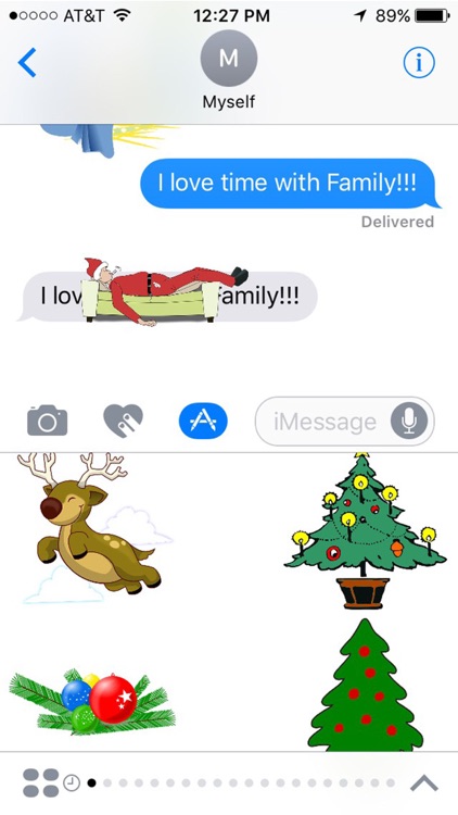 Christmas Stickers for iMessage Chat screenshot-3