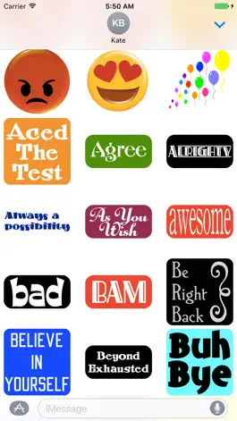 Game screenshot Sticker Phrase - stickers for iMessages apk