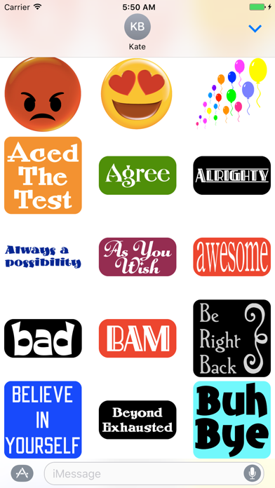 How to cancel & delete Sticker Phrase - stickers for iMessages from iphone & ipad 2