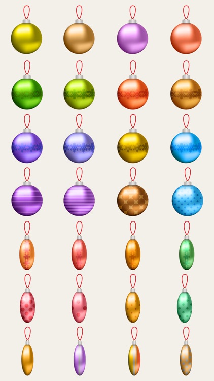 Christmas Decoration Ornament Stickers