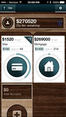 Screenshot 1 Debt Snowball+ iphone