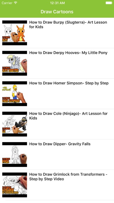 How to cancel & delete How to Draw Cartoons Step By Step Easy from iphone & ipad 1