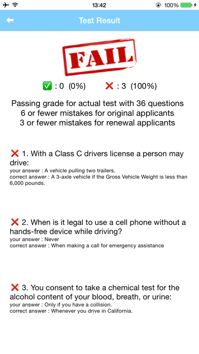 How to cancel & delete DMV Written Test CA from iphone & ipad 3