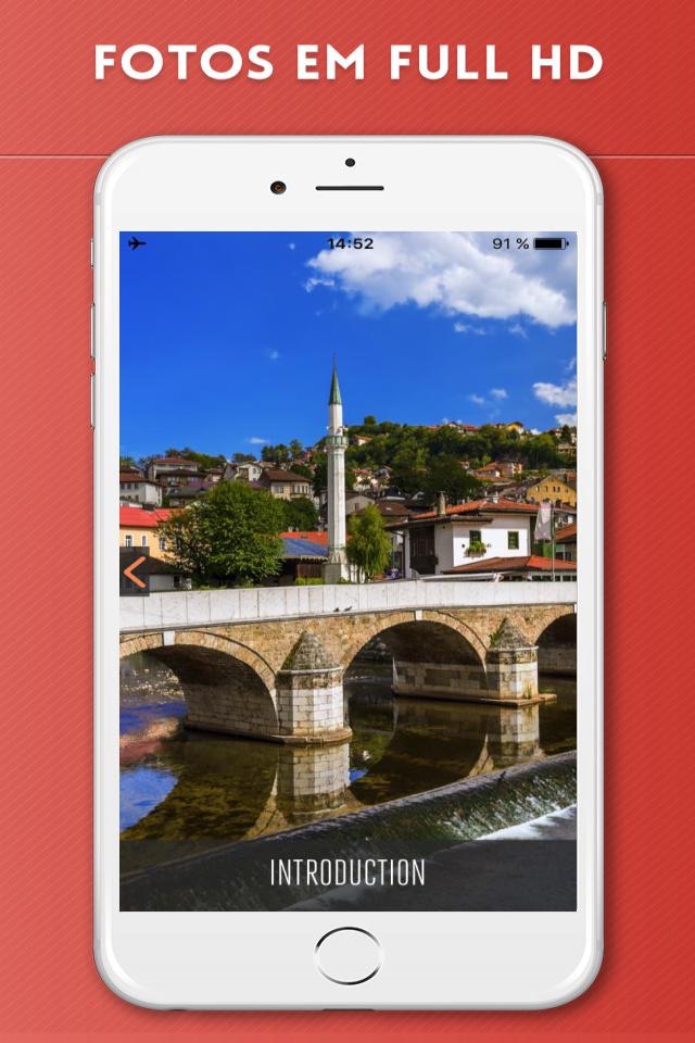 Sarajevo Travel Guide and Offline City Map screenshot 2