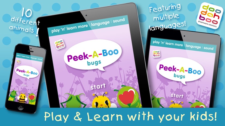 Peek-A-Boo Bugs – Play ‘N’ Learn screenshot-0
