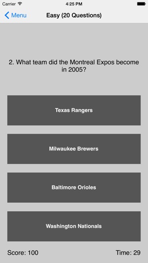 Ultimate Baseball Trivia(圖2)-速報App