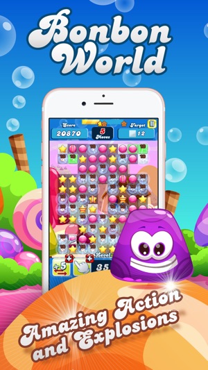 Bonbon World - Candy Puzzle(圖2)-速報App