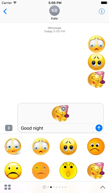 Emotional Stickers Pack For iMessage