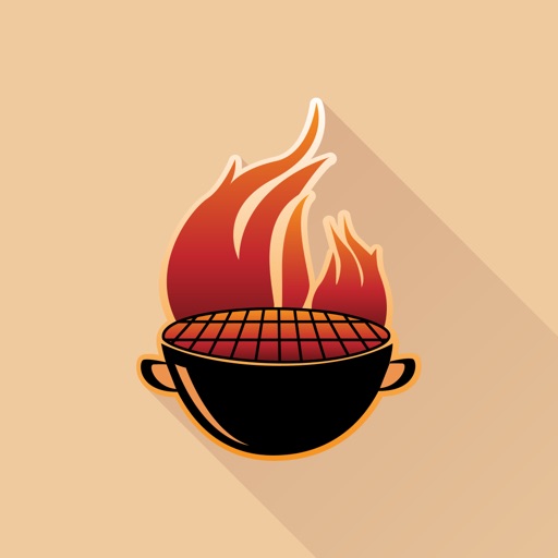 BBQ & Grill Recipes: Food recipes, healthy cooking icon