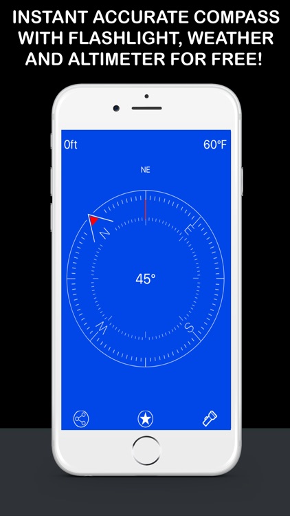 Compass Now - Digital Magnetic True North Heading