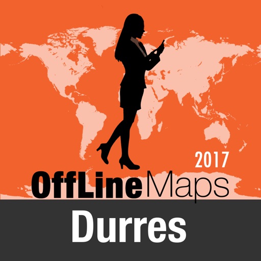 Durres Offline Map and Travel Trip Guide icon