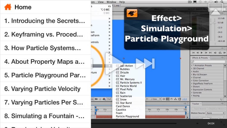 Course For After Effects Particle Playground