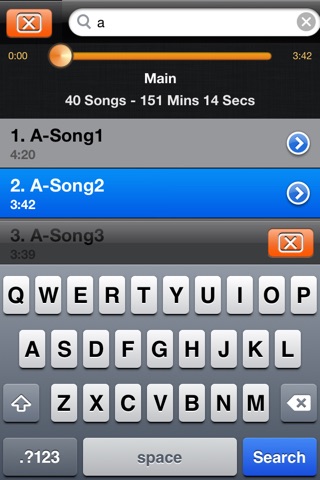 Karaoke Easy Listening Player screenshot 3