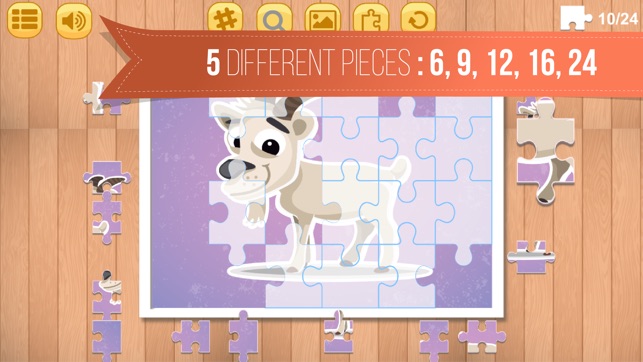 Kids Jigsaw Puzzle World : Animals - Game for Kids for learn(圖3)-速報App