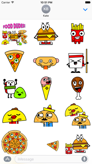 Food Dudes! Stickers!(圖2)-速報App