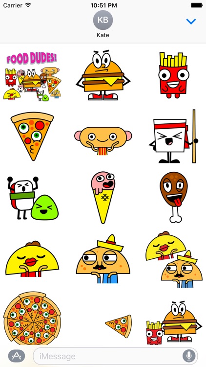 Food Dudes! Stickers!